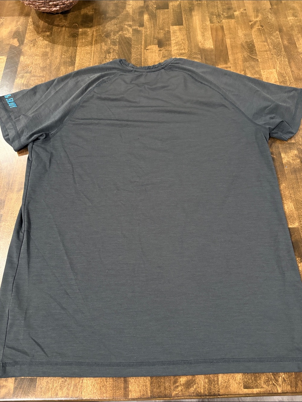 2 Hurley Men's Short Sleeve Tees - Black & Charcoal with Teal Logo - Picture 9 of 9